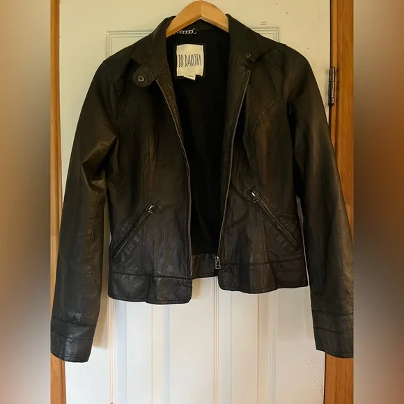 BB Dakota Women's Leather Jacket - Picture 3 of 7